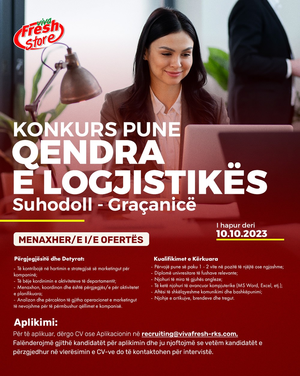 Menaxher/e i/e ofertës
